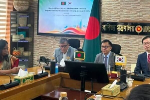 দক্ষিণ কোরিয়ার সঙ্গে বাংলাদেশের ঐতিহাসিক বাণিজ্য চুক্তি, ৯৭ শতাংশ পণ্যে অগ্রাধিকার সুবিধা