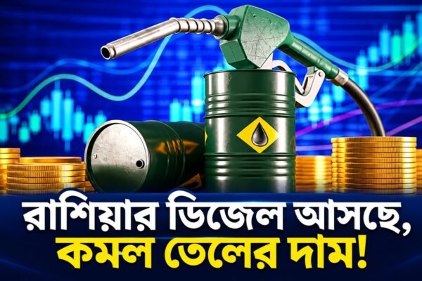 রাশিয়ার ডিজেল সরবরাহের ঘোষণায় বিশ্ববাজারে কমল তেলের দাম